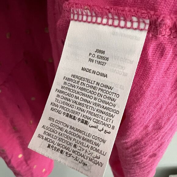 Boden Pink Polka Dot Dress Women's 6L Sleeveless Tiered Ruffle Stretch‎ Knit - Picture 6 of 6